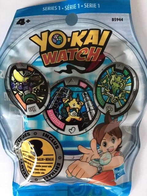 Sac surprise Yo-Kai Watch_médailles