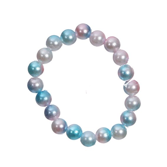 Bracelet de perles - couleurs pastel